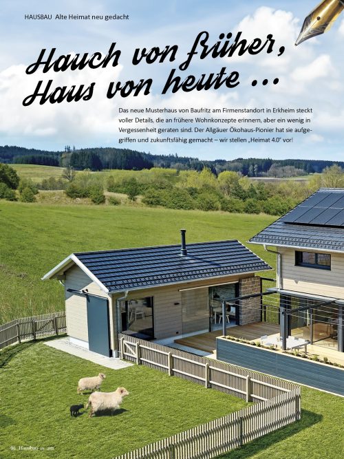 Baufritz-Musterhaus Heimat 4.0-Landhaus