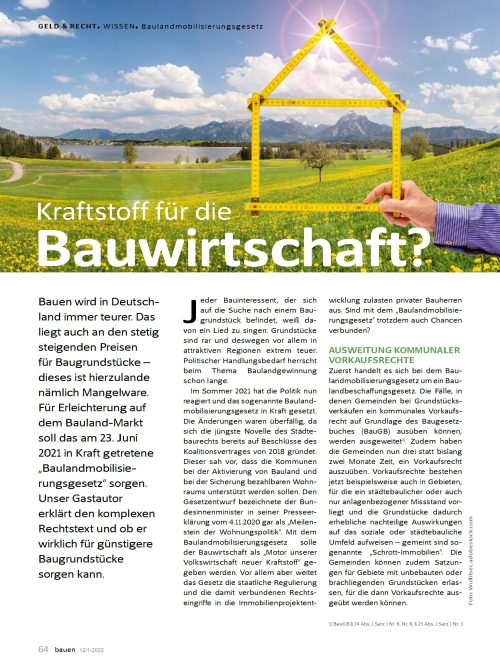 Baulandmobilisierungsgesetz