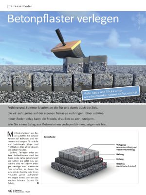 Betonpflaster verlegen