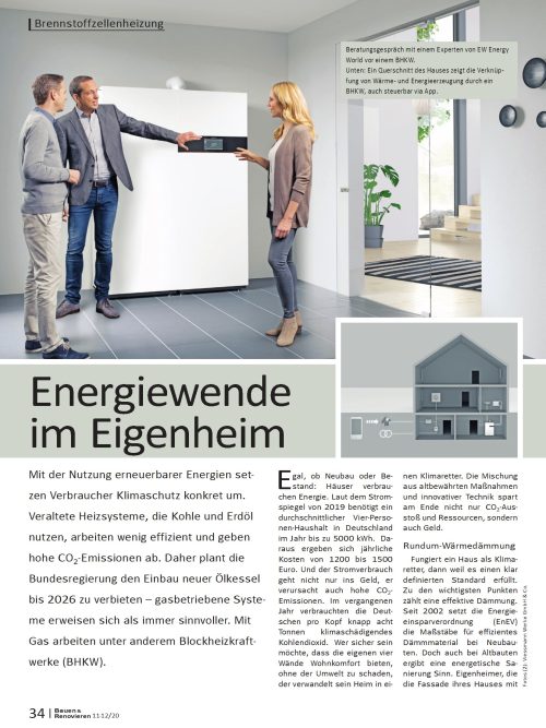 Brennstoffzellenheizung: Energiewende im Eigenheim