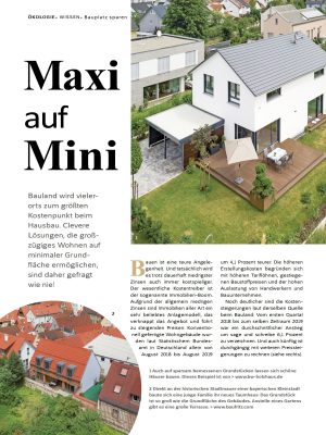 Clevere Lösungen bei teurem Bauland