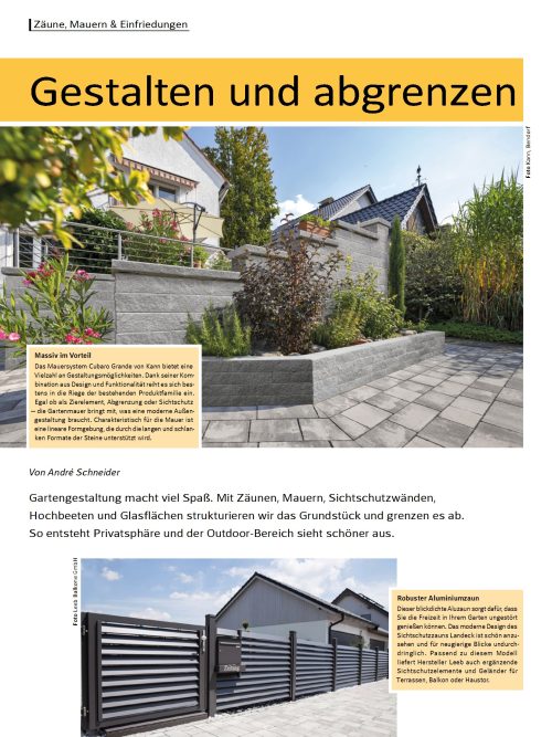 Das eigene Grundstück abgrenzen