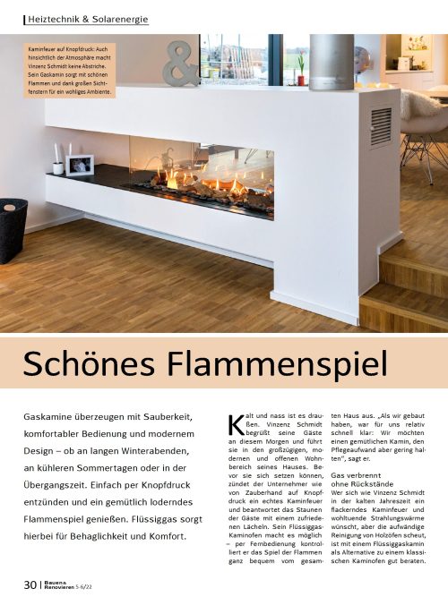 Der Gaskamin: Vorteile im Überblick