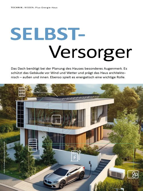 Die Komponenten eines Plusenergiehauses
