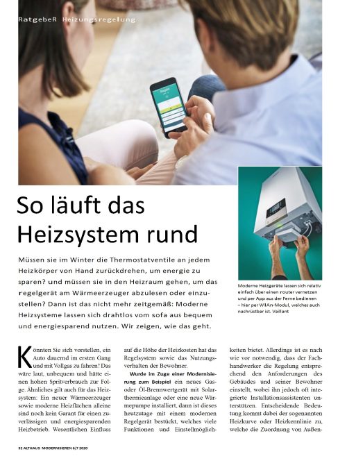 Digitalsteuerung: So läuft das Heizsystem rund