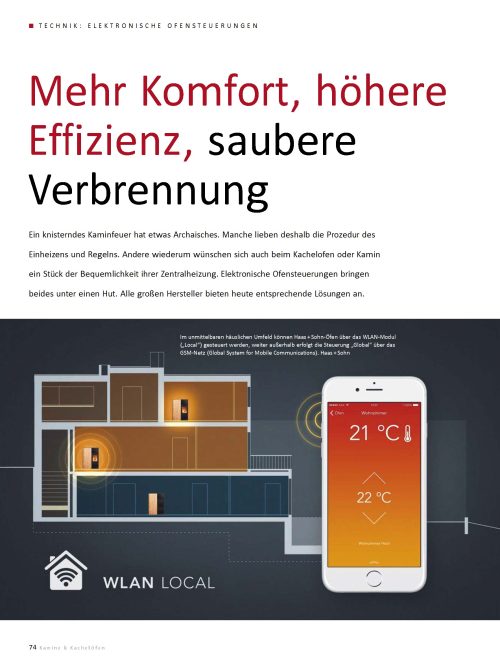 Elektronische Ofensteuerung: Mehr Komfort, höhere Effizienz, saubere Verbrennung