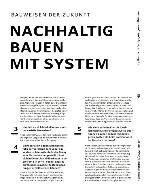 Experteninterview: Nachhaltig bauen mit System