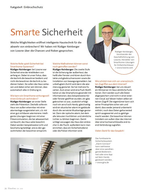 Experteninterview: Smarter Einbruchschutz