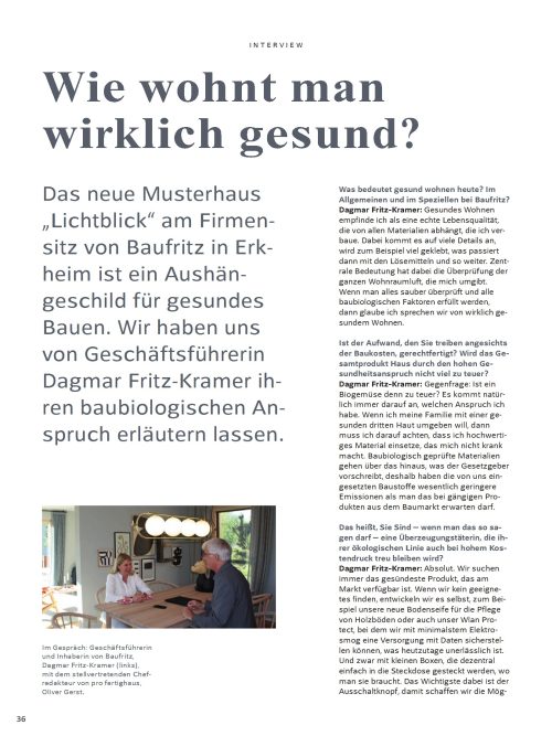 Experteninterview: Wie wohnt man wirklich gesund?