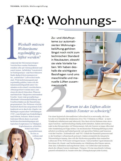 FAQ-Wohnungslüftung