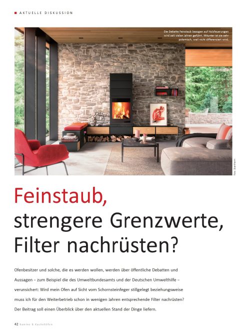 Feinstaub Kaminofen: Gesundheitliche Folgen & Grenzwerte