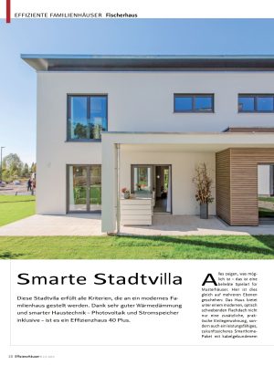 FischerHaus-Musterhaus CubeX-Stadtvilla