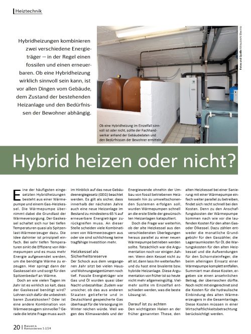 Hybrid heizen oder nicht?