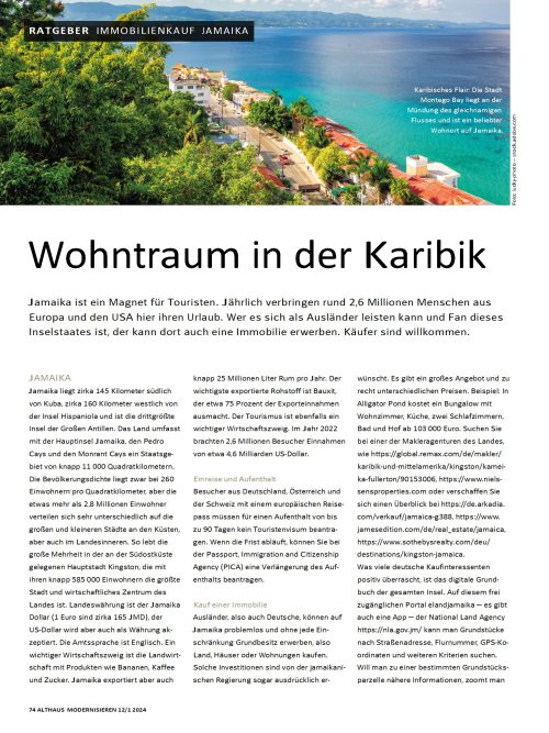 Immobilienkauf Jamaika