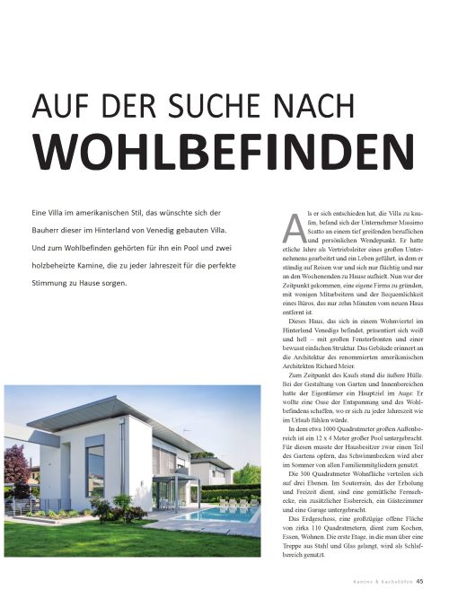 Kaminofen MCZ Group-Ofenreportage