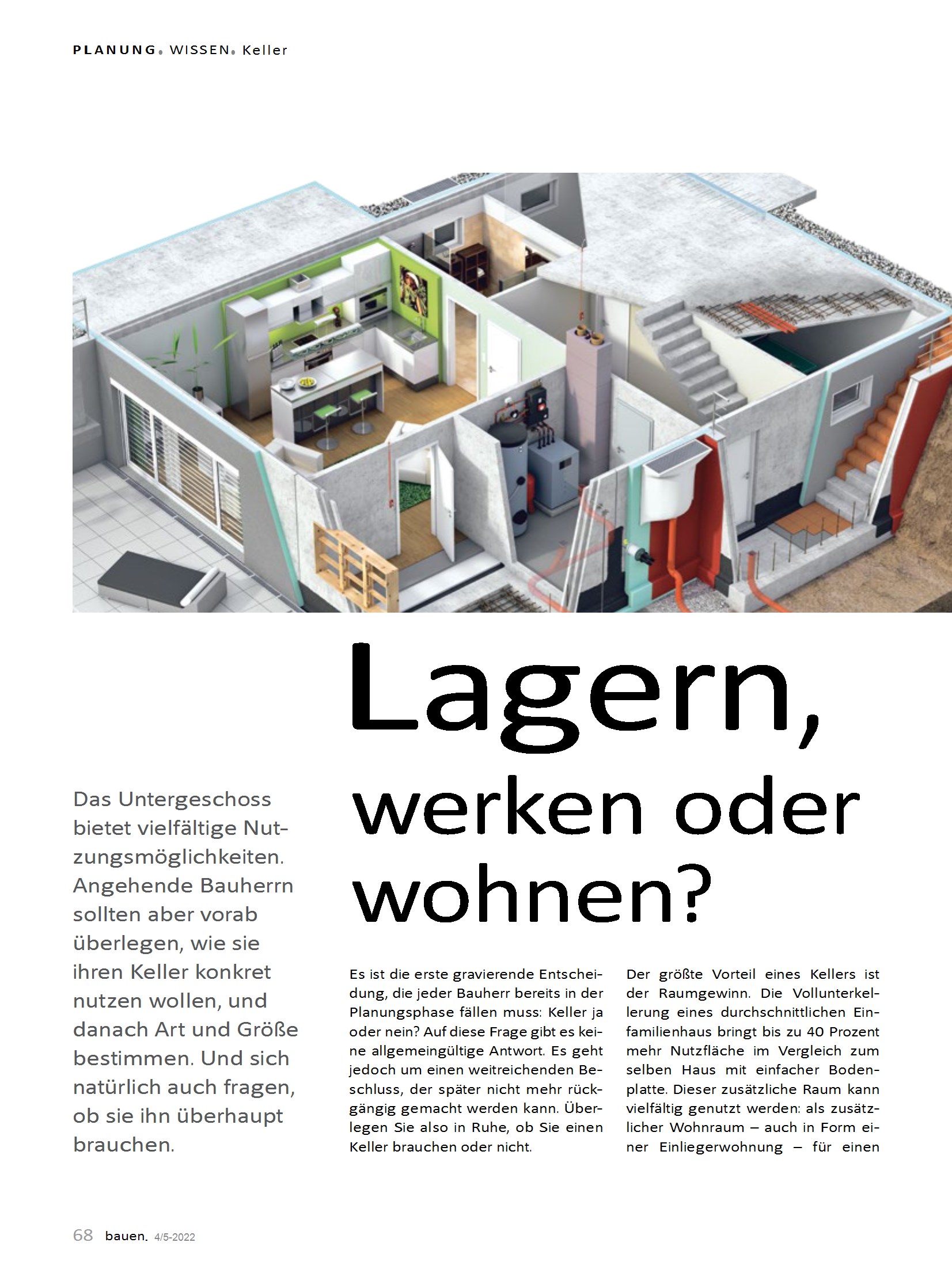 Kellernutzung: Lagern, werken oder wohnen? Hausbau Helden Kellernutzung: Lagern, werken oder wohnen?
