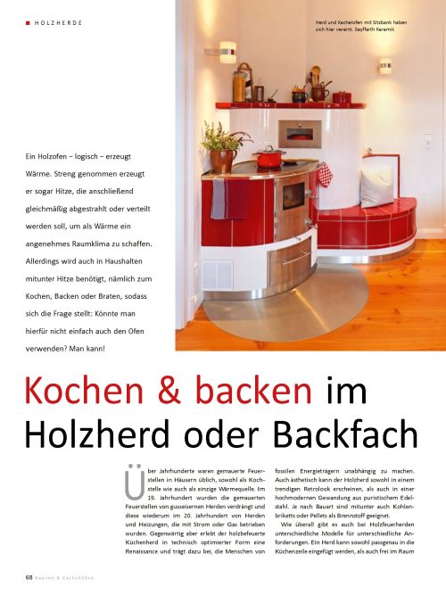 Kochen & backen im Holzherd oder Backfach
