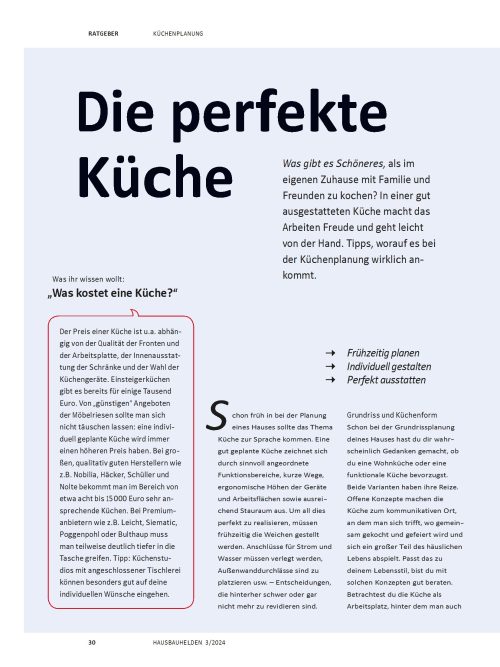 Küchenplanung: So planen Sie die perfekte Küche