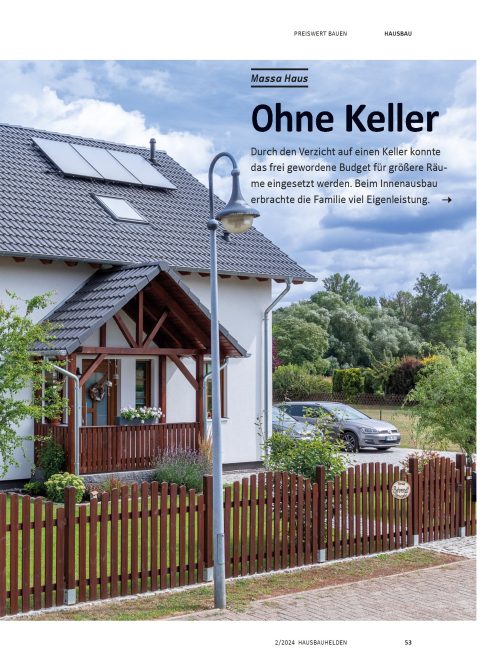 Massa-Kundenhaus Behrendt-Preiswert bauen