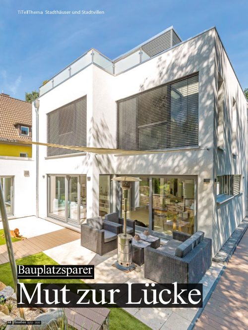Meisterstück-Kubus Haus individuell-Stadthaus