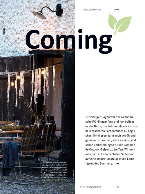 Neue Trends, neue Farben & neue Ideen: Terrassenplanung 2024