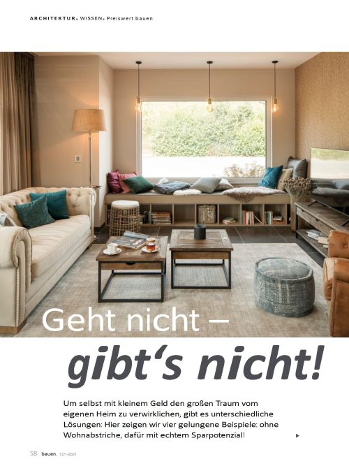 Preiswert bauen: 4 gelungene Beispiele