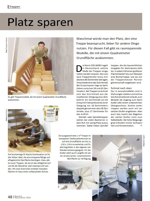 Raumsparende Treppenmodelle
