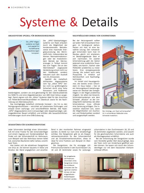 Schornsteinsysteme im Vergleich