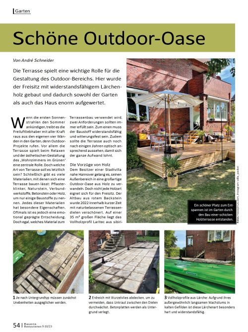 Schritt-für-Schritt: Bau einer Holzterrasse