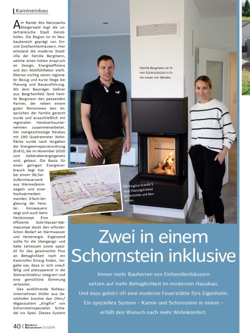 Schritt-für-Schritt: Einbau von Kamin und Schornstein