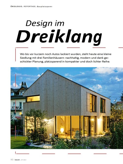 Schwarzwälder-Wohnhaussiedlung Konstanz-Wollmatingen-Bauplatzsparer