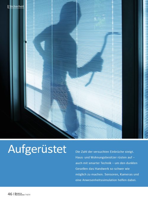 Sensoren, Kameras und Anwesenheitssimulation: Aufrüsten mit Smart Home