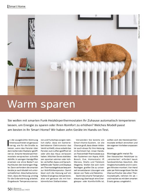Smarte Heizkörperthermostate: 5 Modelle im Test