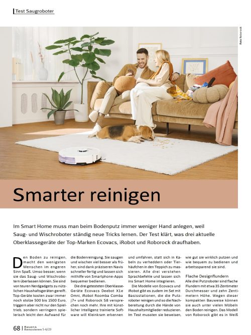 Smarter reinigen: 3 Saugroboter im Test