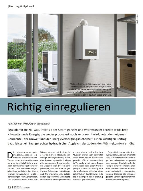 So geht ein fachgerechter hydraulischer Abgleich