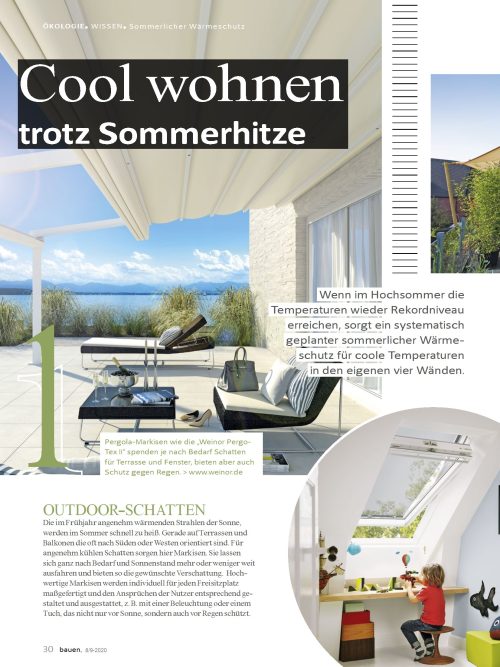 So geht ein systematisch geplanter sommerlicher Wärmeschutz