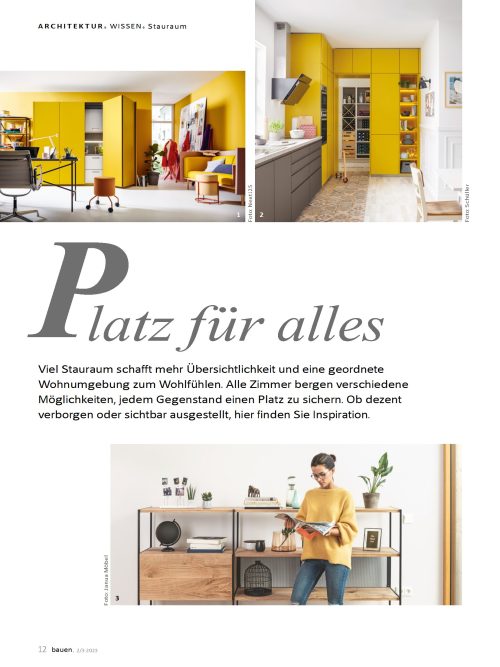 Stauraum: Ideen für alle Räume
