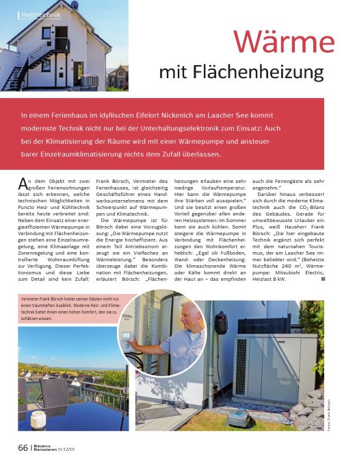 Stiebel Eltron-Wärmepumpe Roth Aura Modul FR 12-Hausreportage