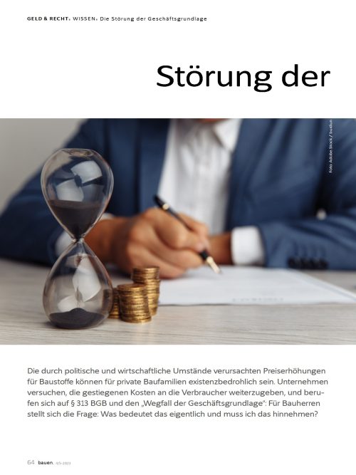 Störung der Geschäftsgrundlage: Was bedeutet das?