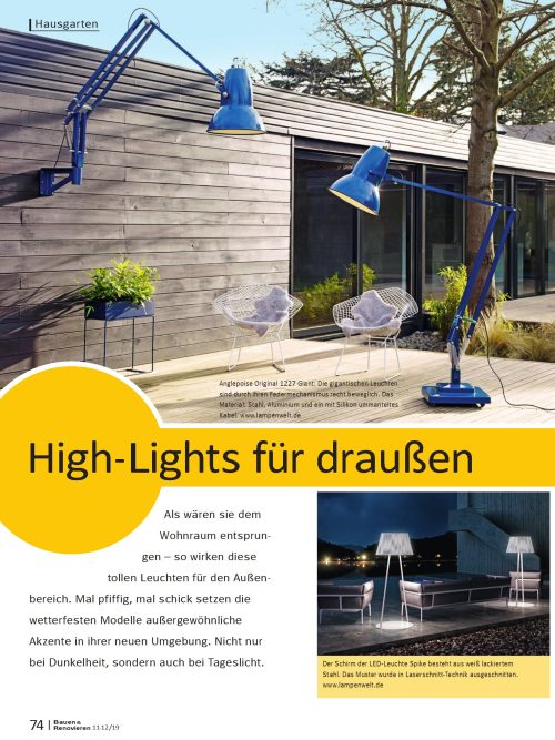 Tolle Leuchten für den Außenbereich