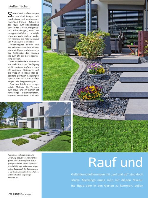 Treppen für den Aussenbereich