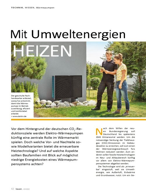 Vor- und Nachteile einer Elektro-Wärmepumpe