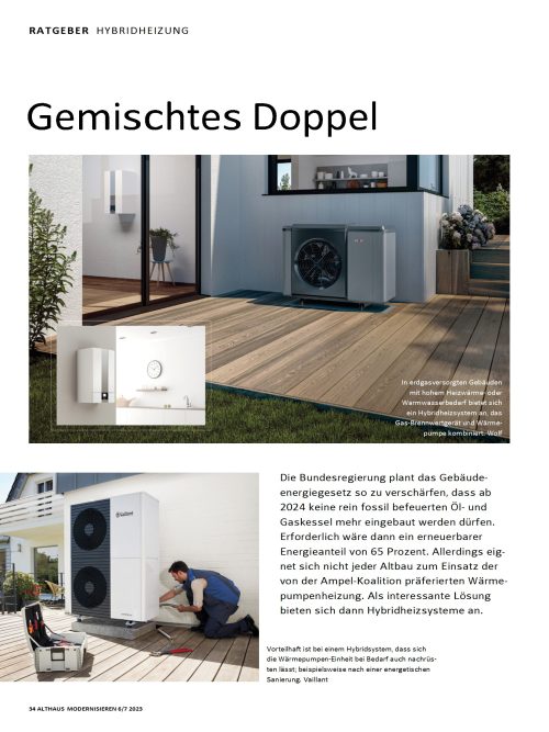 Vor- und Nachteile einer Hybridheizung