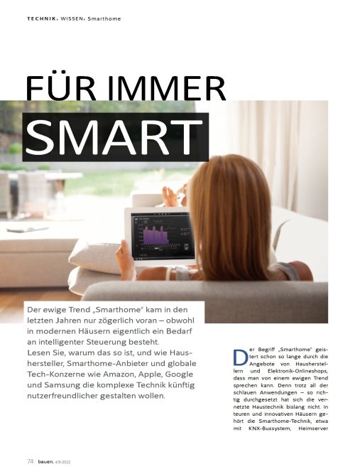 Was bedeutet Smart Wohnen