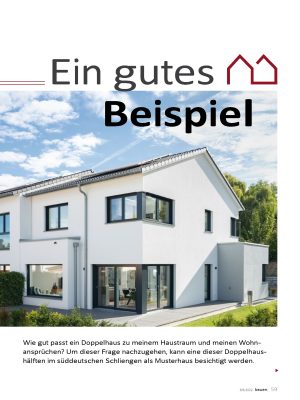 WeberHaus-Haus Schliengen-Doppelhaus