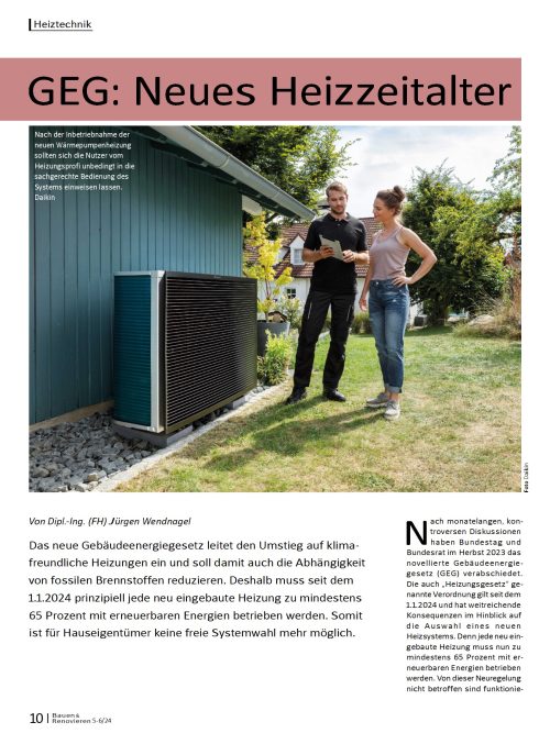 Welche Heizsysteme sind seit 2024 noch zulässig?