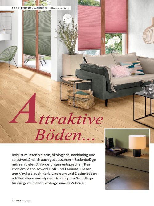Welche Materialien eignen sich als Bodenbelag