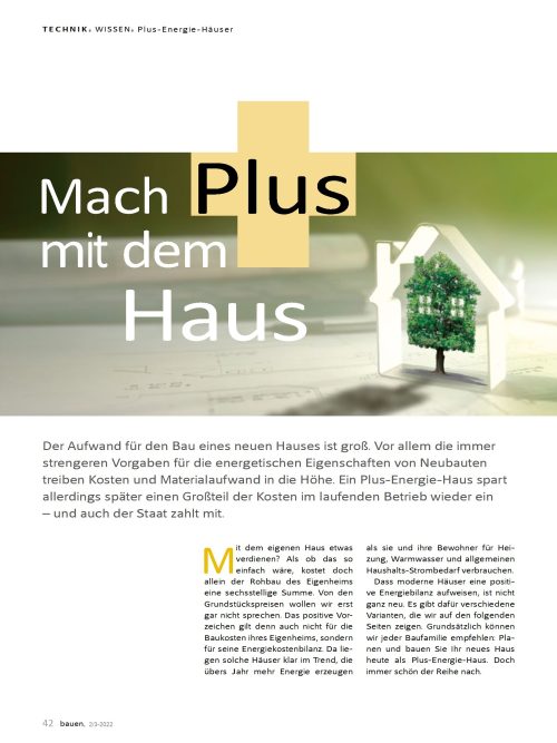 Welche Vorteile hat ein Plusenergiehaus?