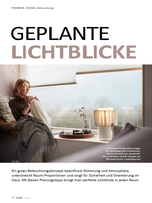 Wie sieht ein gutes Beleuchtungskonzept aus?