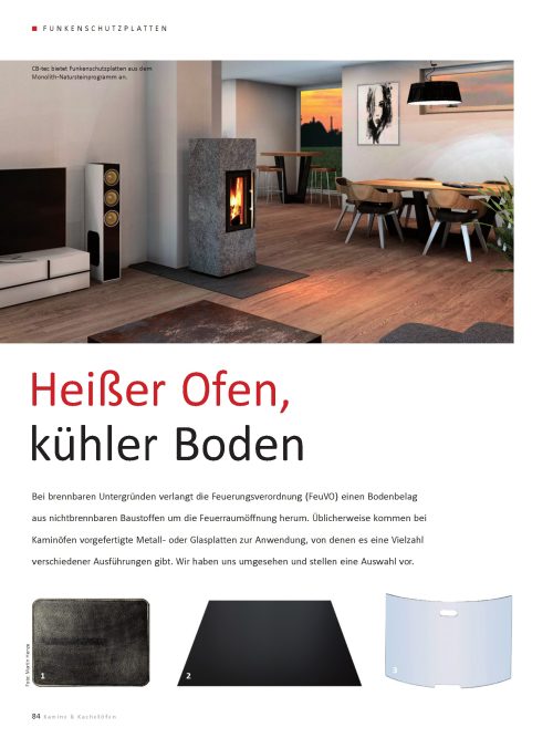 Wissenswertes über Funkenschutzplatten für den Kamin